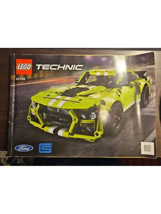 Lego Other - Lego Technic 42138 Ford Mustang Shelby GT500 Instruction Manual Only